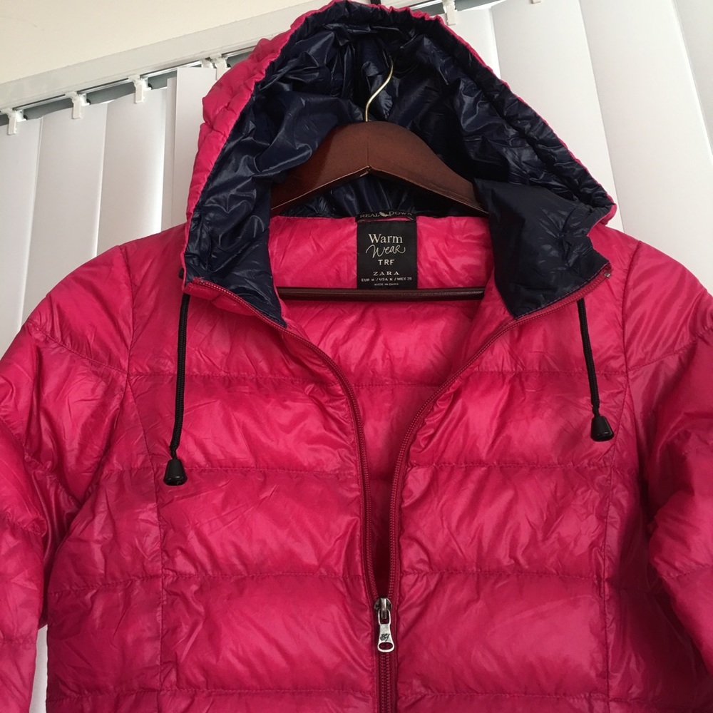 Warm Wear TRF Zara Complete zip up puffer Jacket